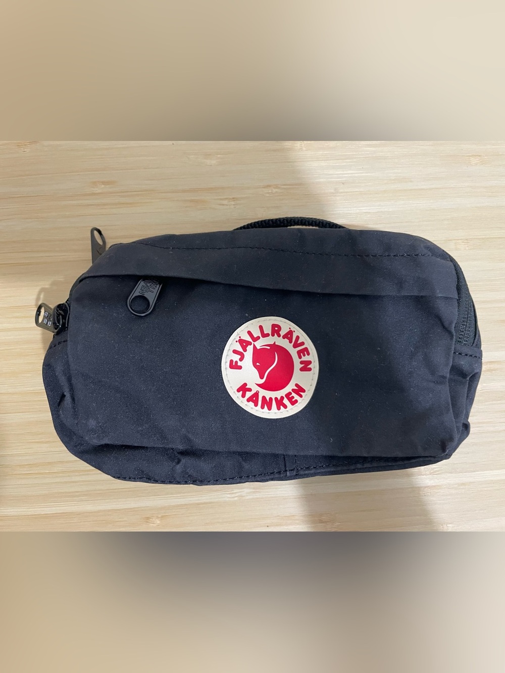 Fjallraven Kånken Black Hip Pack - EUC - Like New